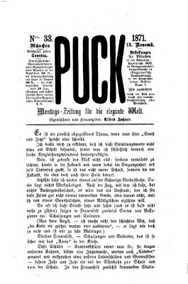 Puck Montag 13. November 1871