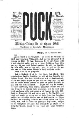 Puck Montag 20. November 1871