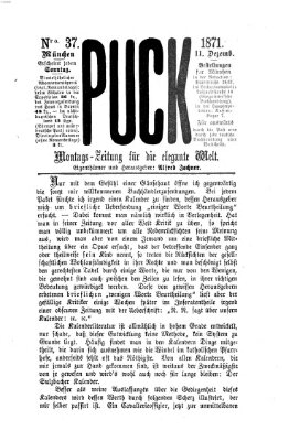 Puck Montag 11. Dezember 1871