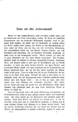 Im neuen Reich Freitag 31. März 1871