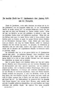 Im neuen Reich Freitag 9. Juni 1871