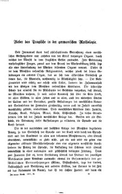 Im neuen Reich Freitag 18. August 1871