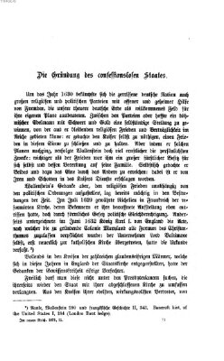 Im neuen Reich Freitag 13. Oktober 1871