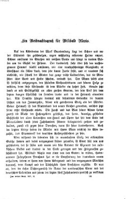 Im neuen Reich Freitag 22. Dezember 1871