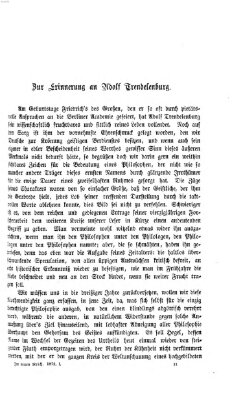 Im neuen Reich Freitag 9. Februar 1872