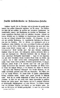 Im neuen Reich Freitag 1. März 1872