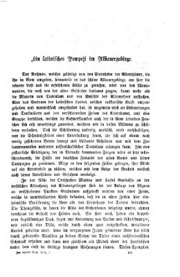 Im neuen Reich Freitag 31. Mai 1872