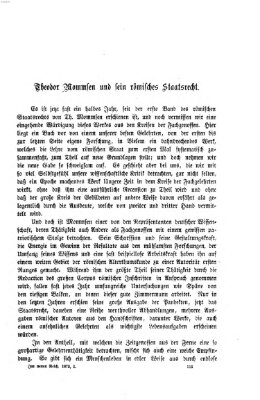 Im neuen Reich Freitag 7. Juni 1872