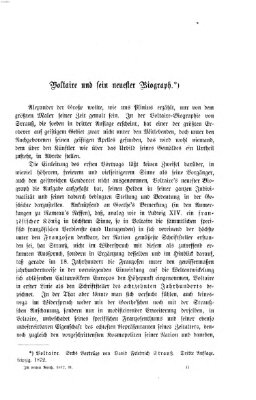 Im neuen Reich Freitag 19. Juli 1872