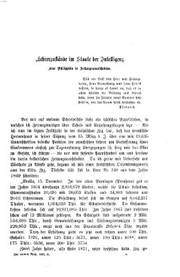 Im neuen Reich Freitag 8. November 1872