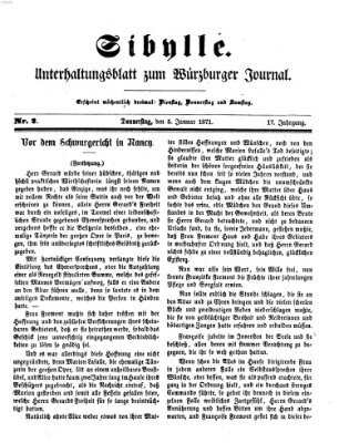 Sibylle (Würzburger Journal) Donnerstag 5. Januar 1871