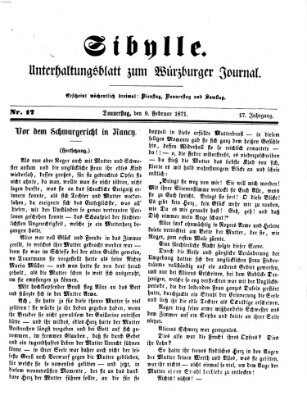 Sibylle (Würzburger Journal) Donnerstag 9. Februar 1871