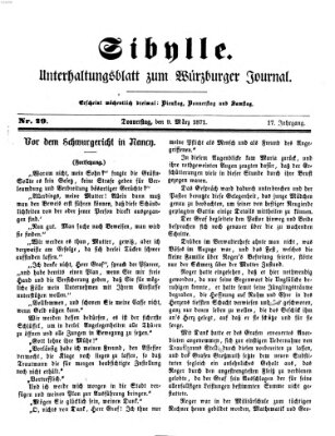 Sibylle (Würzburger Journal) Donnerstag 9. März 1871