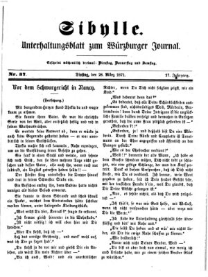 Sibylle (Würzburger Journal) Dienstag 28. März 1871