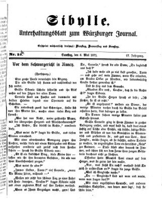 Sibylle (Würzburger Journal) Samstag 6. Mai 1871