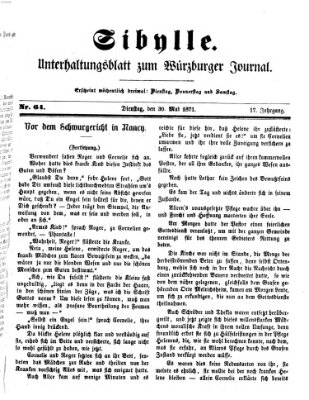 Sibylle (Würzburger Journal) Dienstag 30. Mai 1871