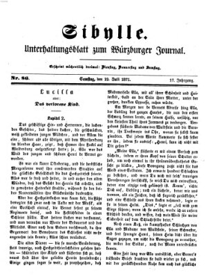 Sibylle (Würzburger Journal) Samstag 22. Juli 1871