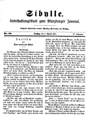 Sibylle (Würzburger Journal) Samstag 5. August 1871