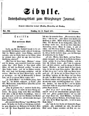 Sibylle (Würzburger Journal) Samstag 12. August 1871