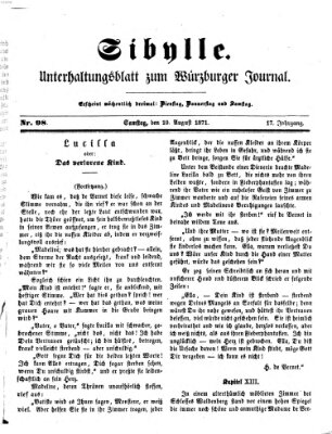 Sibylle (Würzburger Journal) Samstag 19. August 1871