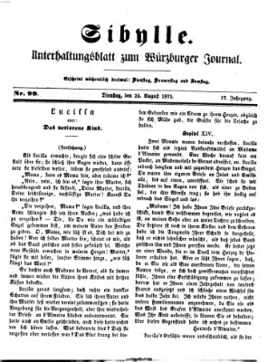 Sibylle (Würzburger Journal) Dienstag 22. August 1871