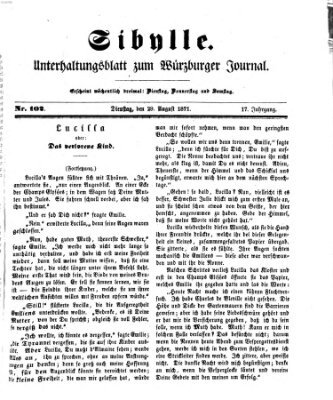 Sibylle (Würzburger Journal) Dienstag 29. August 1871