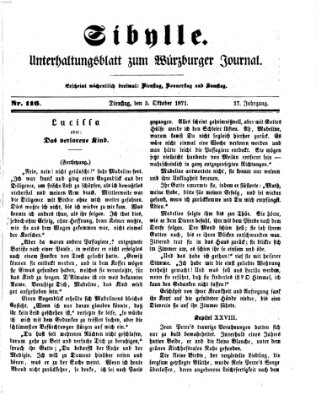 Sibylle (Würzburger Journal) Dienstag 3. Oktober 1871