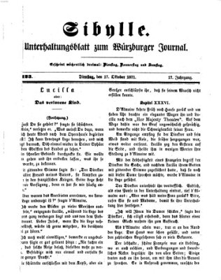 Sibylle (Würzburger Journal) Dienstag 17. Oktober 1871