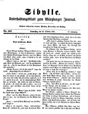 Sibylle (Würzburger Journal) Donnerstag 26. Oktober 1871