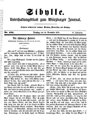 Sibylle (Würzburger Journal) Dienstag 14. November 1871