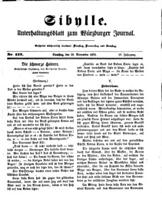 Sibylle (Würzburger Journal) Samstag 18. November 1871