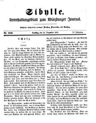 Sibylle (Würzburger Journal) Samstag 23. Dezember 1871