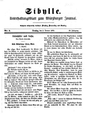 Sibylle (Würzburger Journal) Dienstag 2. Januar 1872