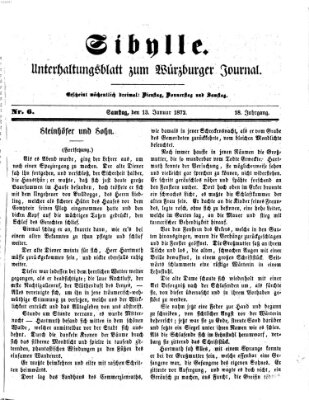 Sibylle (Würzburger Journal) Samstag 13. Januar 1872