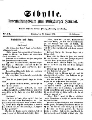 Sibylle (Würzburger Journal) Dienstag 30. Januar 1872