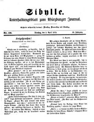 Sibylle (Würzburger Journal) Dienstag 2. April 1872