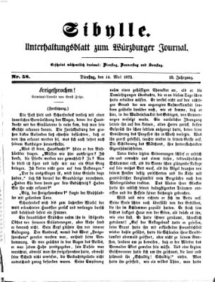 Sibylle (Würzburger Journal) Dienstag 14. Mai 1872