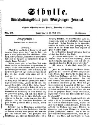 Sibylle (Würzburger Journal) Donnerstag 23. Mai 1872