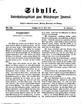 Sibylle (Würzburger Journal) Samstag 25. Mai 1872