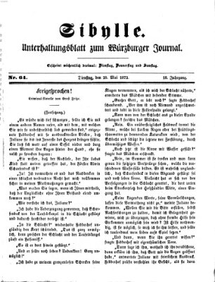 Sibylle (Würzburger Journal) Dienstag 28. Mai 1872