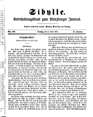 Sibylle (Würzburger Journal) Dienstag 4. Juni 1872