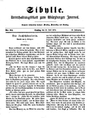 Sibylle (Würzburger Journal) Samstag 13. Juli 1872