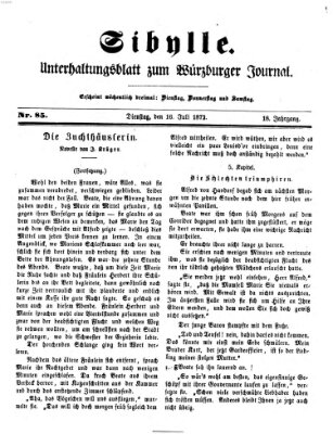 Sibylle (Würzburger Journal) Dienstag 16. Juli 1872