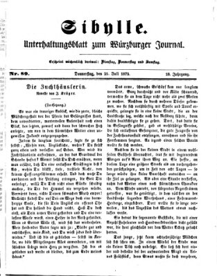 Sibylle (Würzburger Journal) Donnerstag 25. Juli 1872