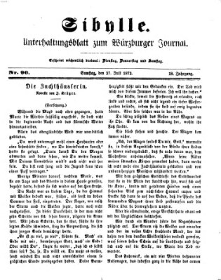 Sibylle (Würzburger Journal) Samstag 27. Juli 1872