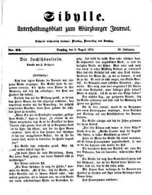 Sibylle (Würzburger Journal) Samstag 3. August 1872