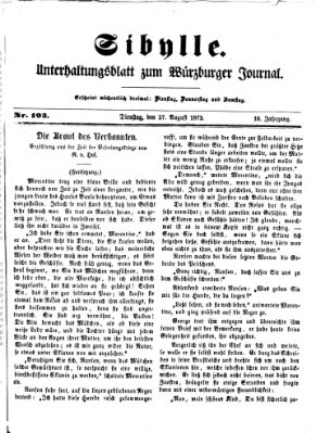 Sibylle (Würzburger Journal) Dienstag 27. August 1872