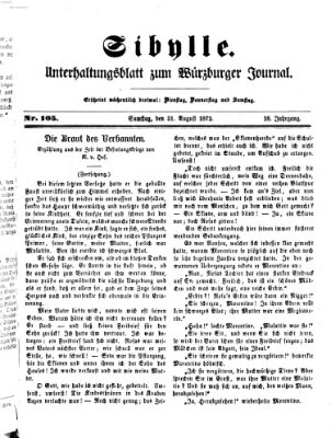 Sibylle (Würzburger Journal) Samstag 31. August 1872