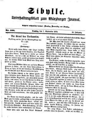 Sibylle (Würzburger Journal) Samstag 7. September 1872