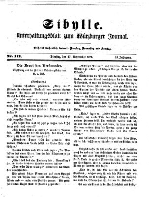 Sibylle (Würzburger Journal) Dienstag 17. September 1872